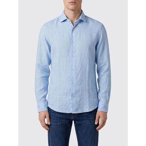 Brooksfield Shirt Men Sky Blue